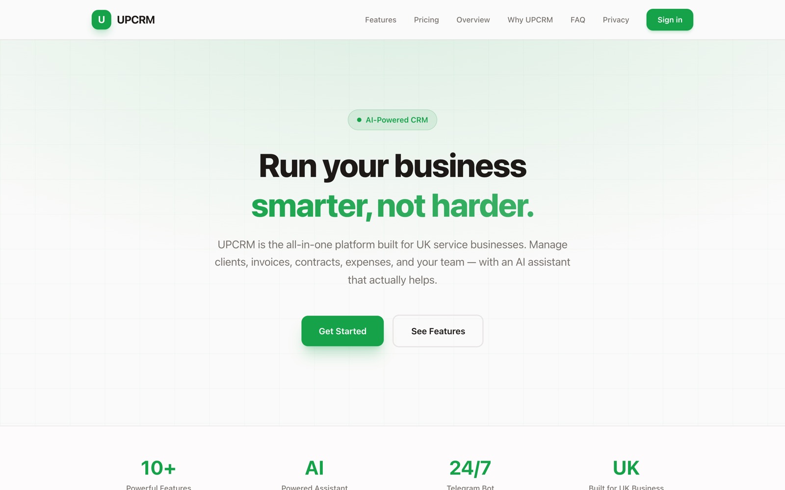 United Payments UPCRM web and mobile app